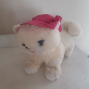Plush Tallulah Interactive cat - Barbie crumb - Move sings meows - Mattel - 2006